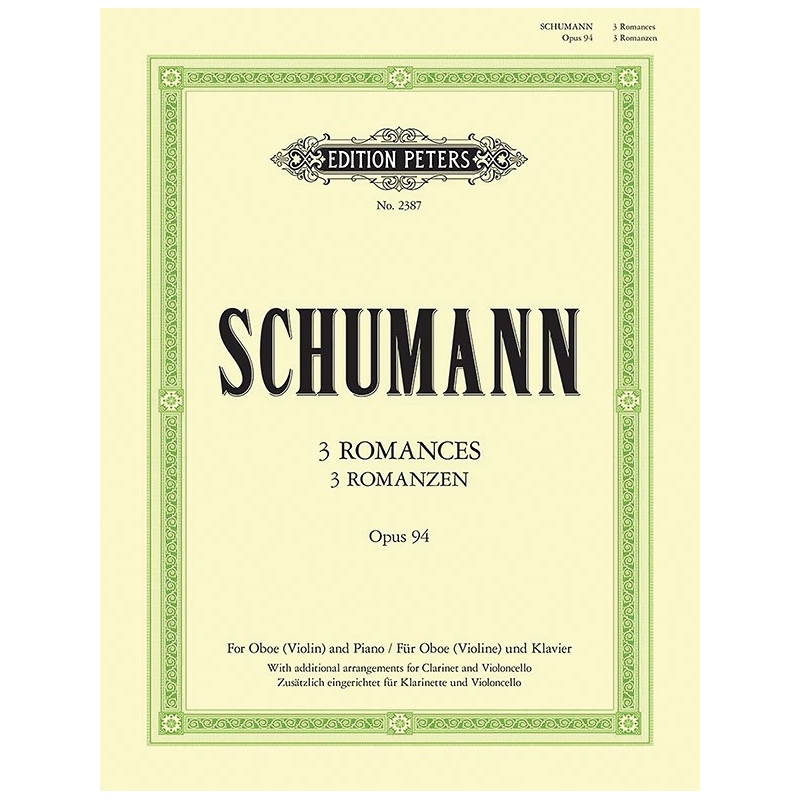 Schumann, Robert - 3 Romances Op.94