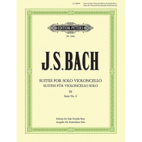 Bach, Johann Sebastian - 6 Solo Violoncello Suites BWV 1007-1012 Vol.3