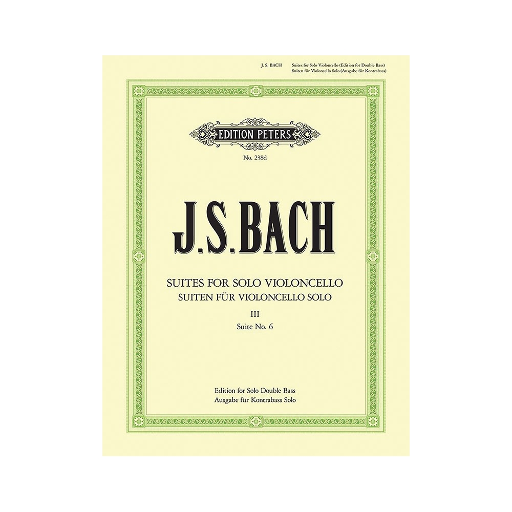 Bach, J.S - 6 Solo Violoncello Suites BWV 1007-1012 Vol.3