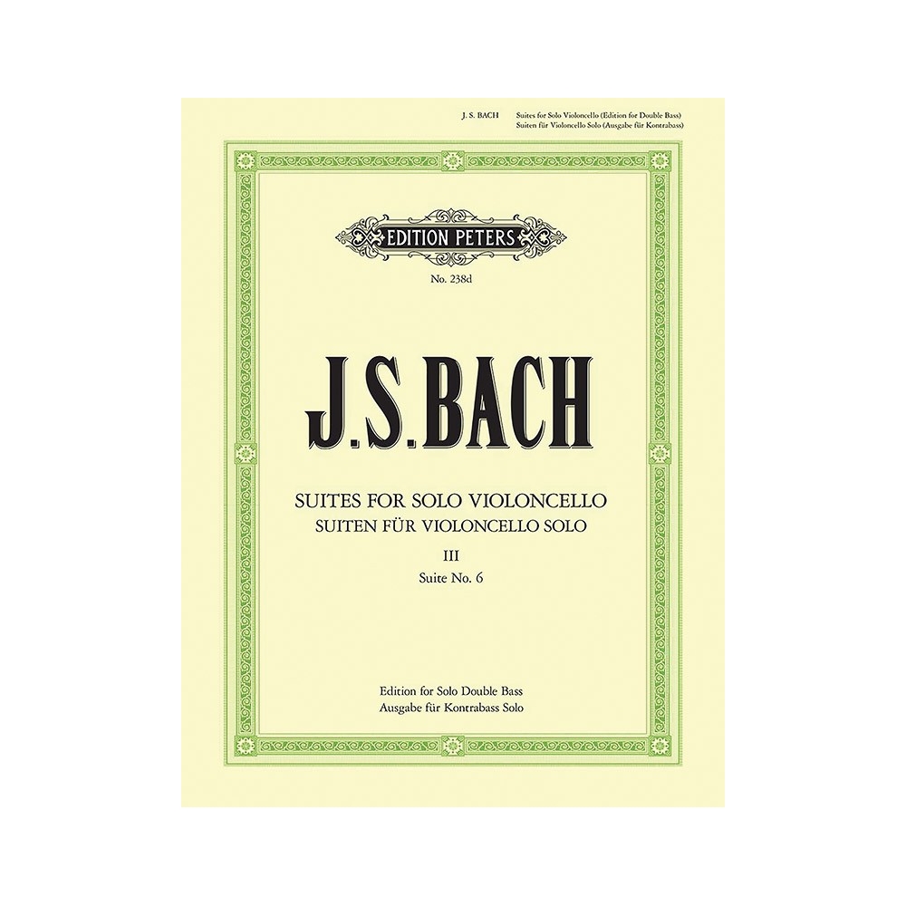 Bach, Johann Sebastian - 6 Solo Violoncello Suites BWV 1007-1012 Vol.3