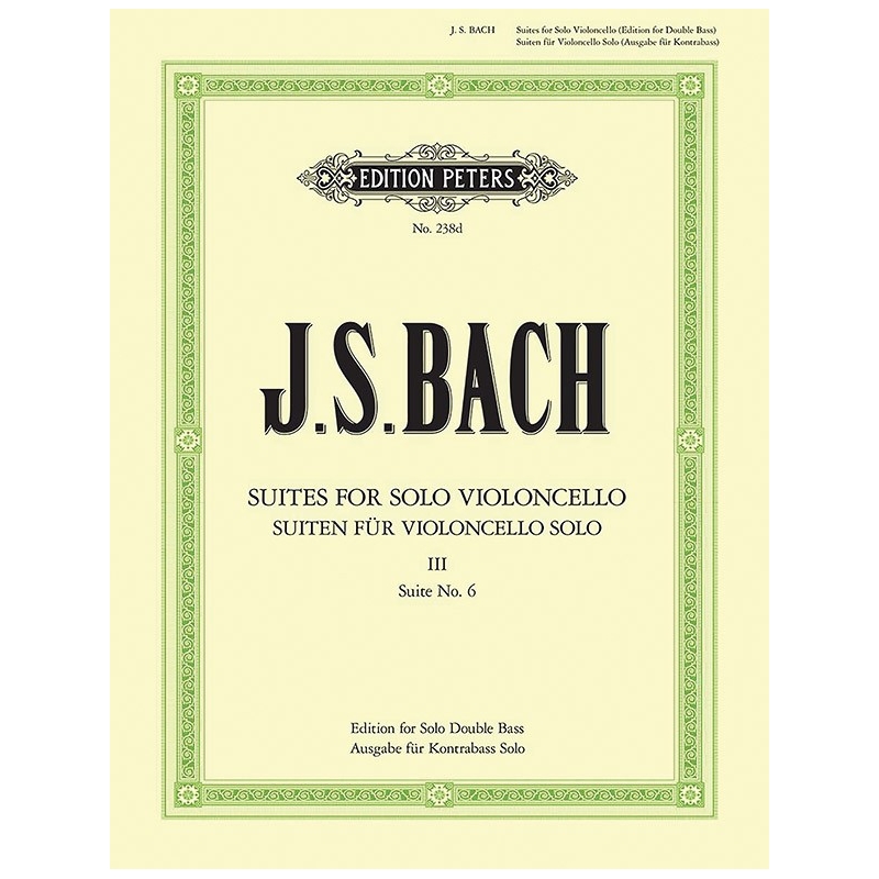 Bach, Johann Sebastian - 6 Solo Violoncello Suites BWV 1007-1012 Vol.3