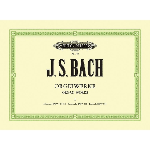 Bach, Johann Sebastian - Complete Organ Works in 9 volumes, Vol.1