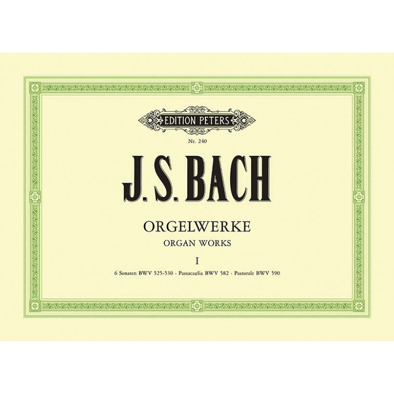 Bach, J.S - Complete Organ Works in 9 volumes, Vol.1
