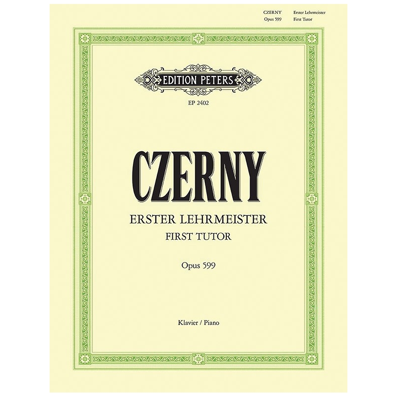 Czerny, Carl - First Tutor Op.599