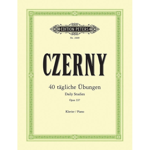 Czerny, Carl - 40 Daily Exercises Op.337