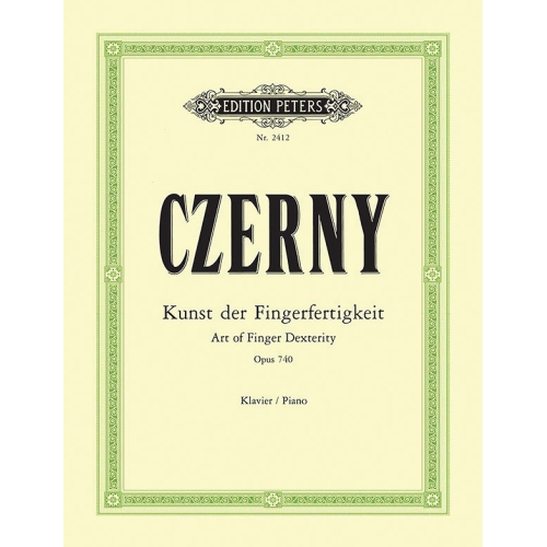 Czerny, Carl - Art of Finger Dexterity Op.740, complete