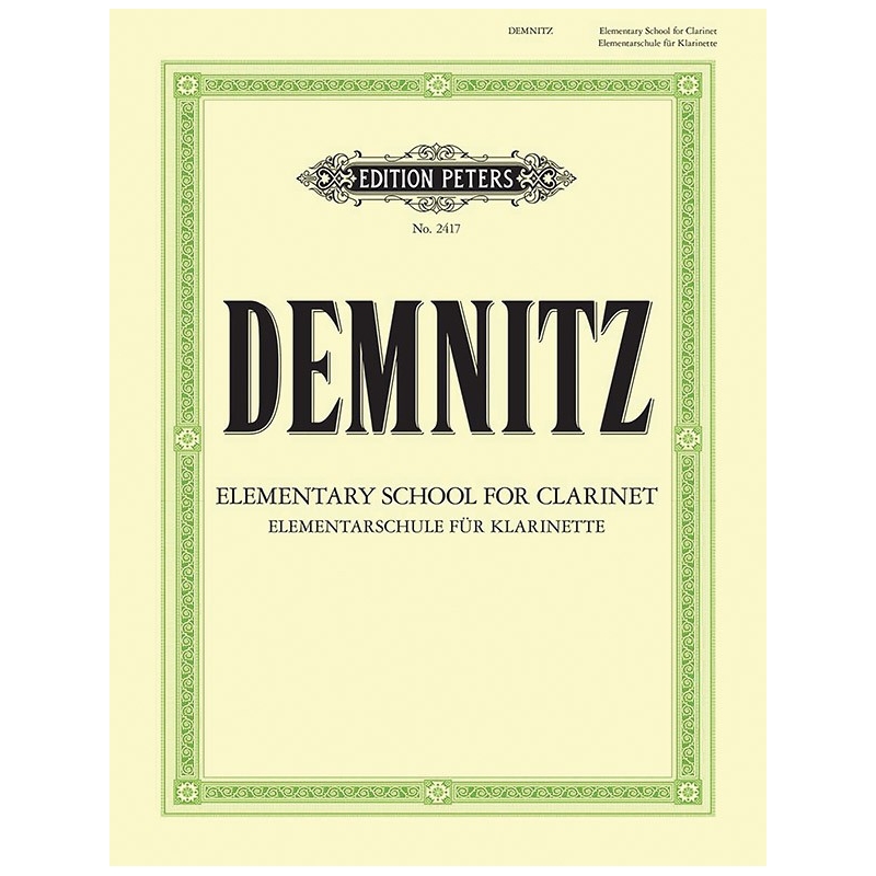 Demnitz, Friedrich - Elementary Clarinet Tutor