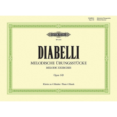 Diabelli, Anton - Melodic Exercises Op.149