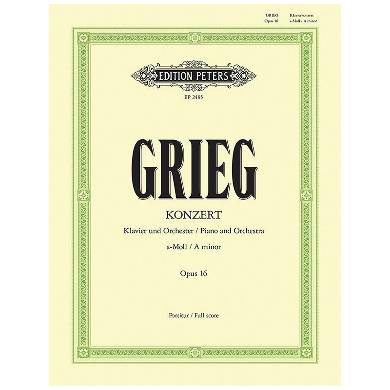 Grieg, Edvard - Piano Concerto in A minor Op. 16