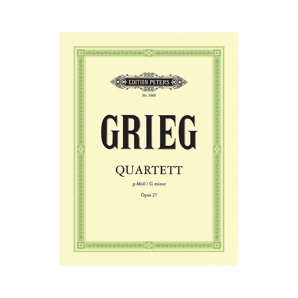 Grieg, Edvard - String Quartet in G minor Op.27