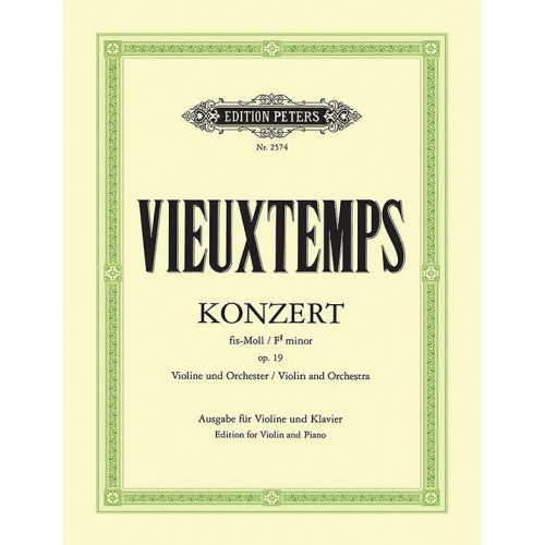 Vieuxtemps, Henri - Concerto No.2 in F# minor Op.19