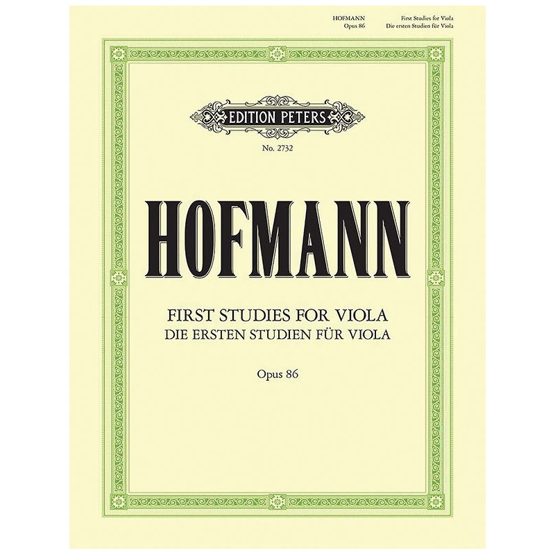 Hofmann, Richard - First Studies Op.86