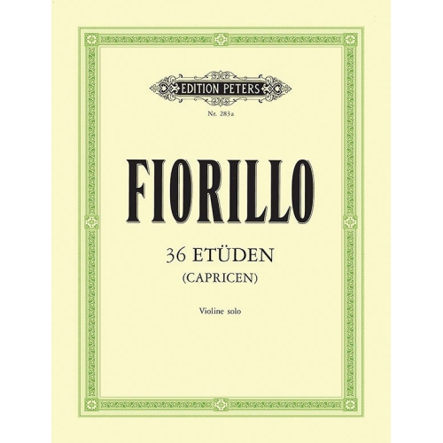 Fiorillo, Federigo - 36 Studies (Caprices)