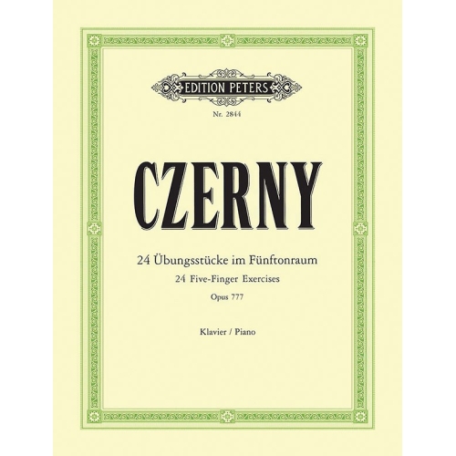 Czerny, Carl - 24 Five-Finger Exercises Op.777