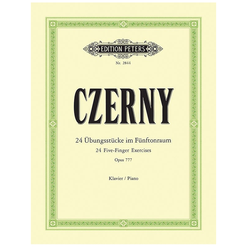 Czerny, Carl - 24 Five-Finger Exercises Op.777