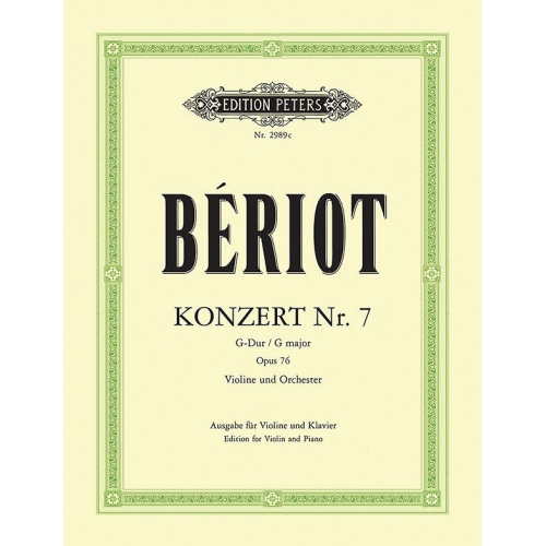 Beriot, Charles-August de - Concerto No.7 in G Op.76