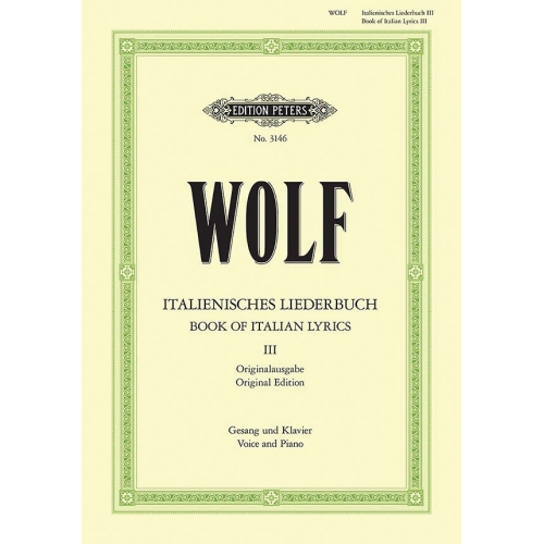 Wolf, Hugo - Italian...