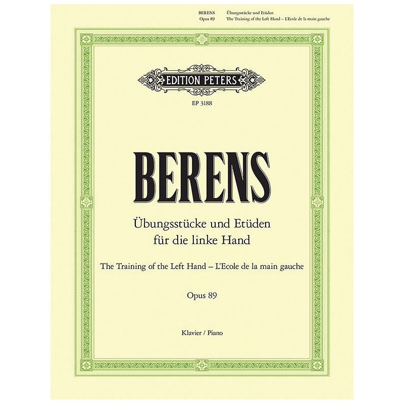 Berens, Hermann - Training the Left Hand Op.89