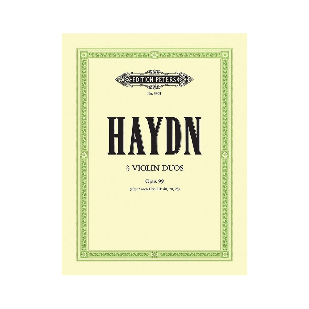 Haydn, Joseph - 3 Duets Op.99