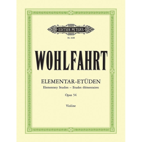 Wohlfahrt, Franz - 40 Elementary Studies Op.54