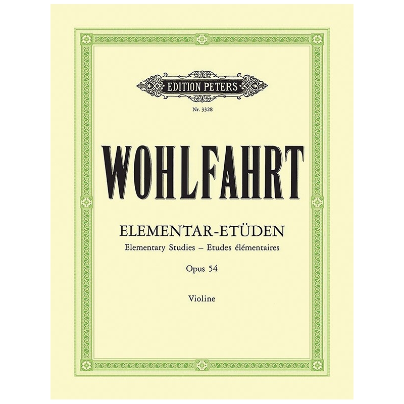 Wohlfahrt, Franz - 40 Elementary Studies Op.54