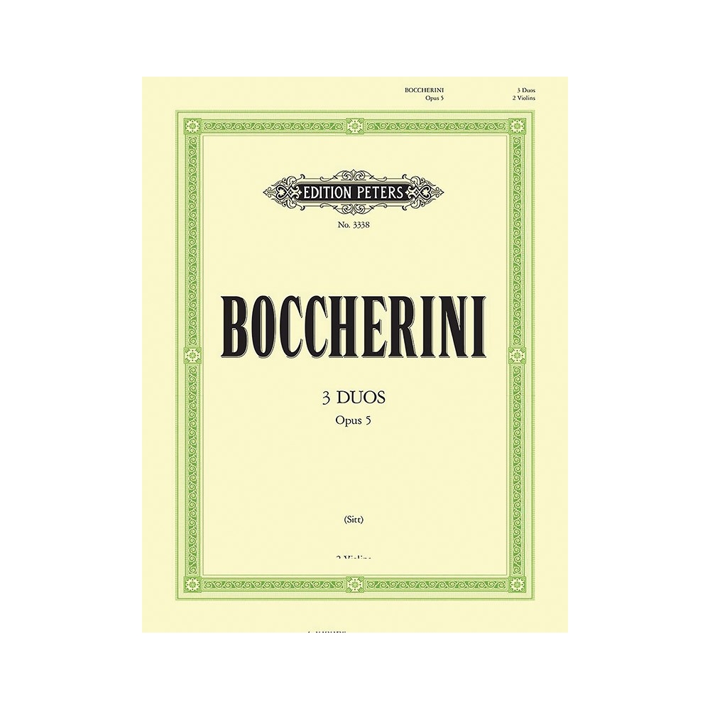 Boccherini, Luigi - 3 Duets Op.5