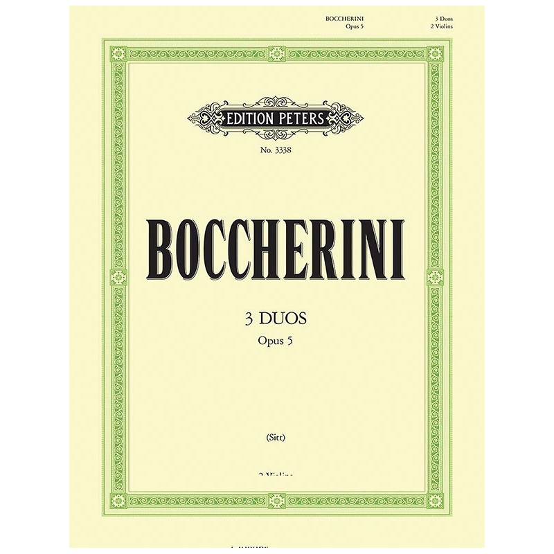 Boccherini, Luigi - 3 Duets Op.5