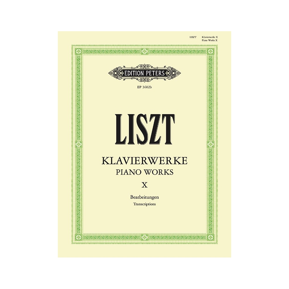 Liszt, Franz - Piano Works Vol.10, Miscellaneous Transcriptions