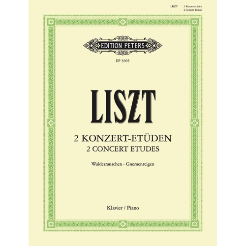 Liszt, Franz - 2 Concert Studies