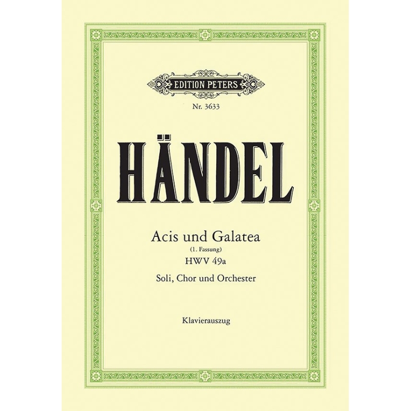 Handel, G F - Acis and Galatea