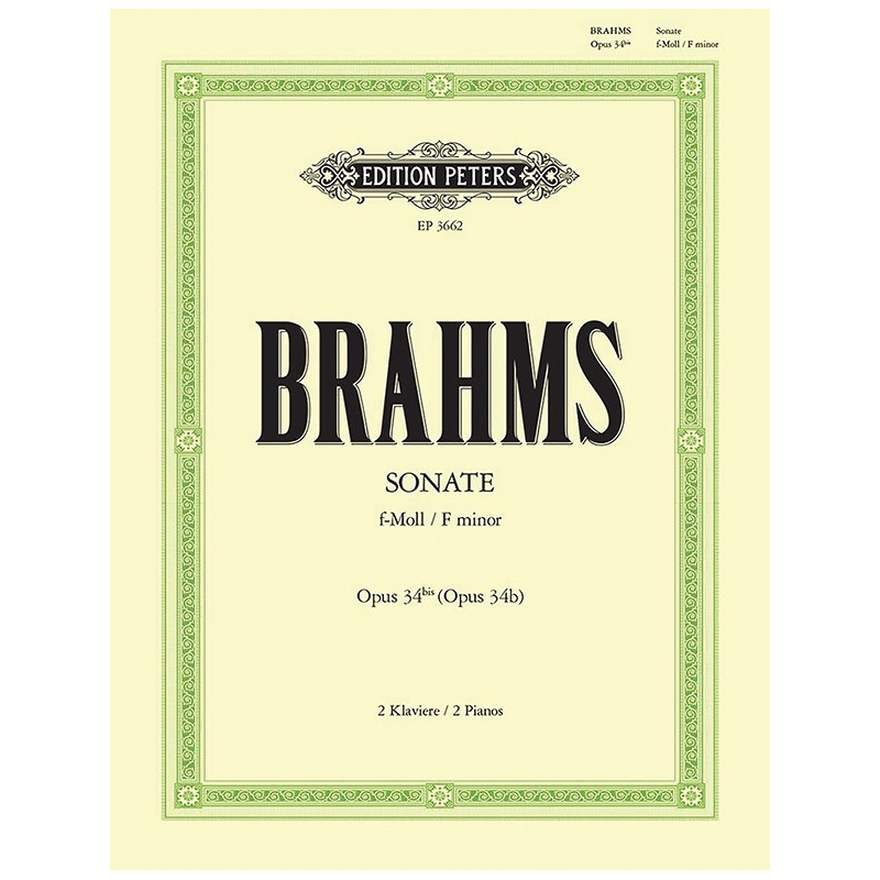 Brahms, Johannes - Sonata in F minor Op.34b