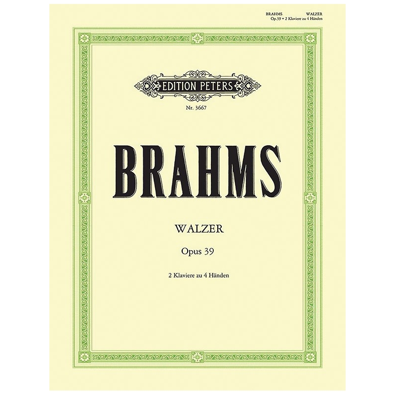 Brahms, Johannes - 5 Waltzes from Op.39