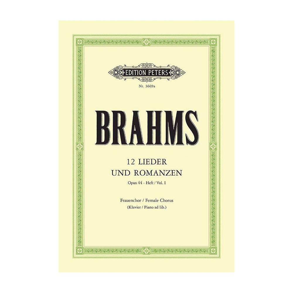Brahms, Johannes - Lieder und Romanzen Op.44 Vol.1