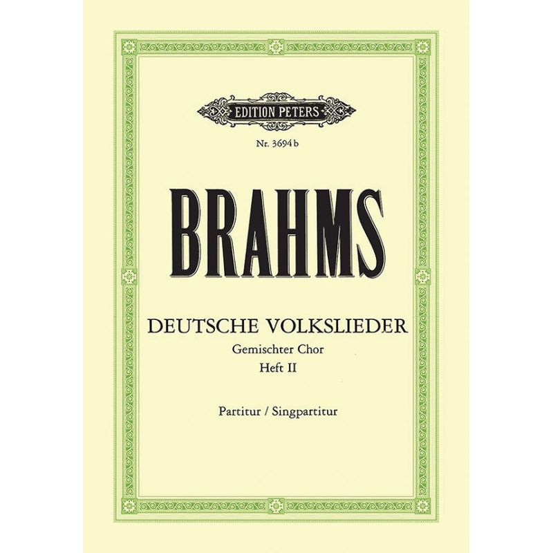 Brahms, Johannes - German Folksongs Vol.2