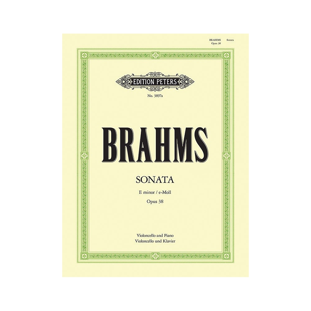 Brahms, Johannes - Sonata in E minor Op.38