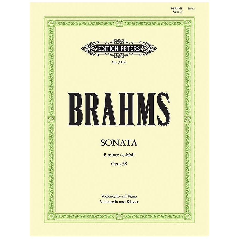 Brahms, Johannes - Sonata in E minor Op.38