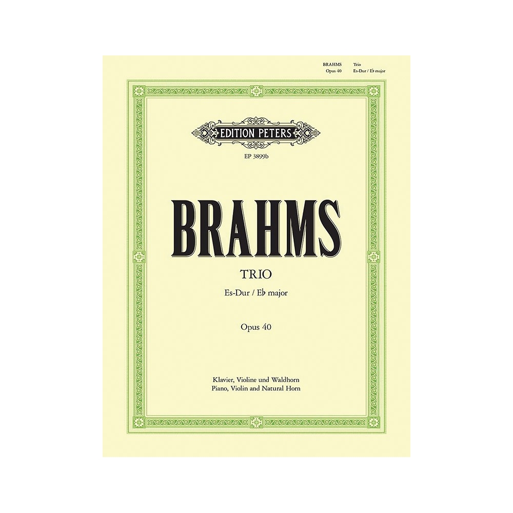 Brahms, Johannes - Trio No.2 in E flat Op.40