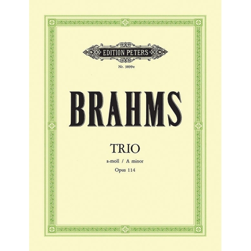 Brahms, Johannes - Clarinet Trio in A minor Op.114