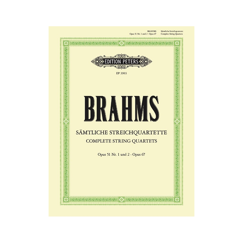 Brahms, Johannes - String Quartets, complete