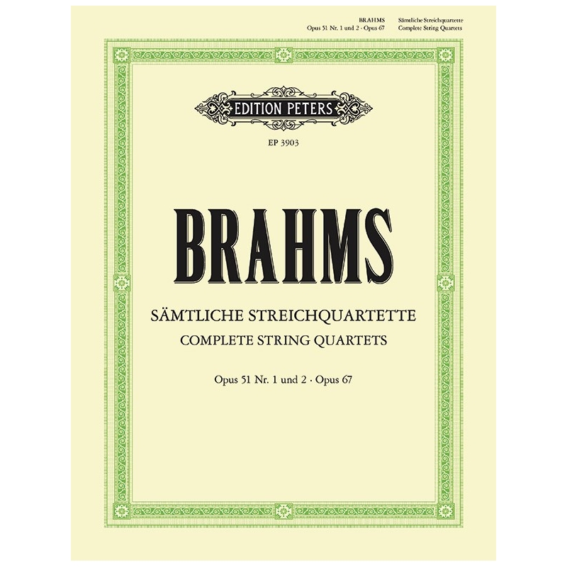 Brahms, Johannes - String Quartets, complete