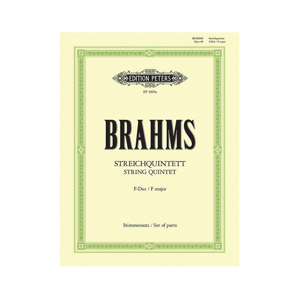 Brahms, Johannes - String Quintet in F Op.88