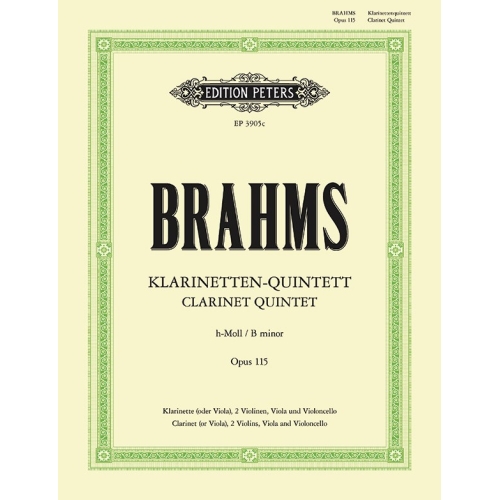 Brahms, Johannes - Quintet in B minor Op.115