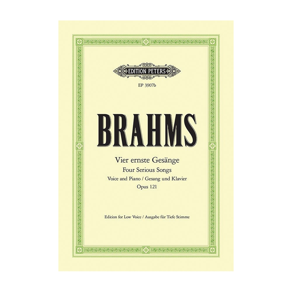 Brahms, Johannes - 4 Serious Songs Op.121