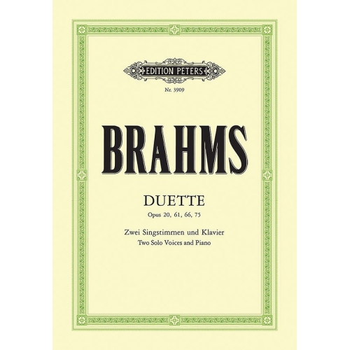 Brahms, Johannes - 14 Duets Soprano and Alto