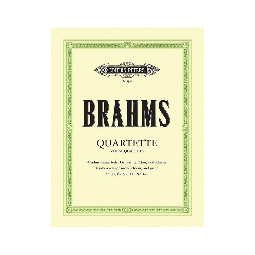 Brahms, Johannes - Quartets, in 3 volumes, Vol.1