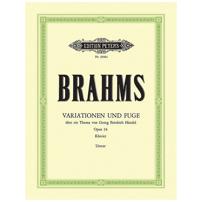 Brahms, Johannes - Variations & Fugue on a Theme of Händel Op.24