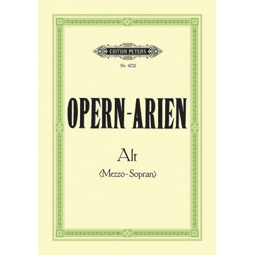 Album - Opera Arias for Contralto/Mezzo-Soprano