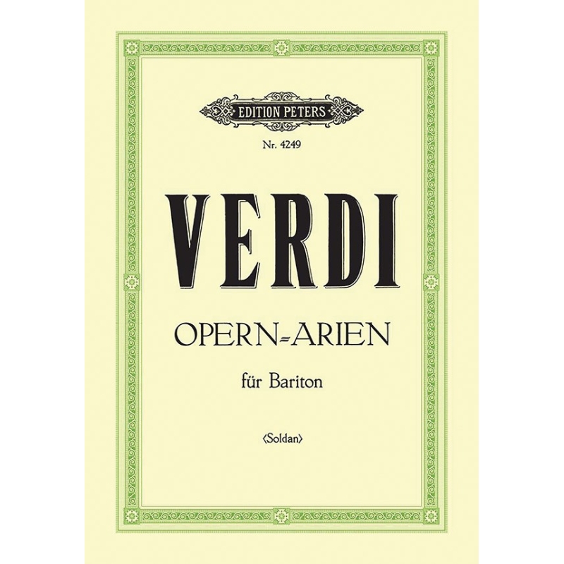 Verdi, Giuseppe - 20 Baritone Arias