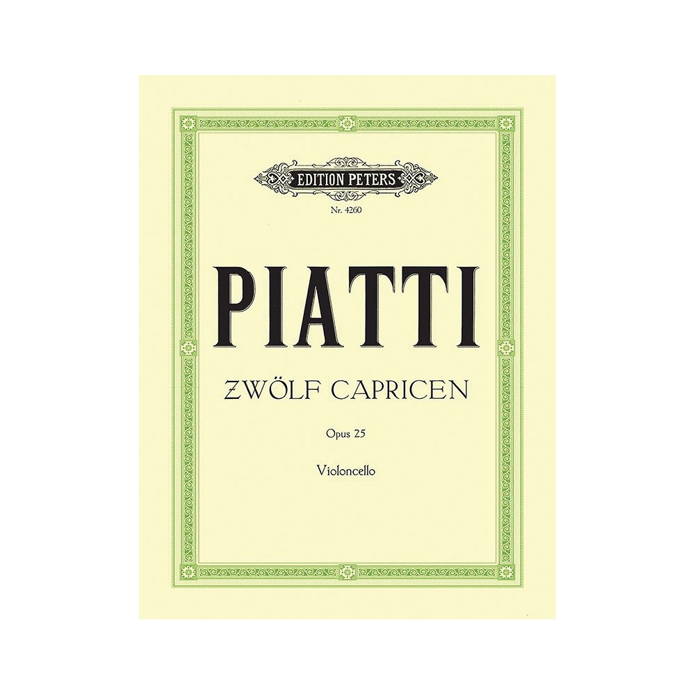 Piatti, Alfredo - 12 Caprices Op.25