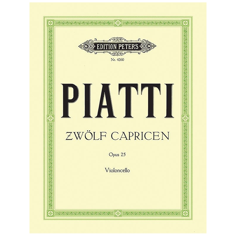 Piatti, Alfredo - 12 Caprices Op.25